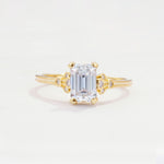 ML07055 Moissanite Ring - Yellow-Gold