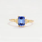 ML07055 Sapphire Ring - Yellow-Gold