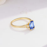 ML07055 Sapphire Ring - White-Gold