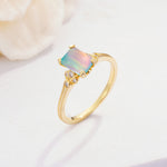 ML07055 Fire Opal Ring - Additional view