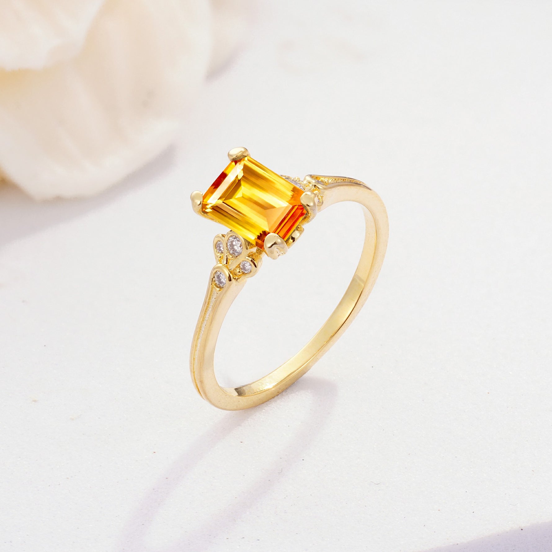 ML07055 Citrine Ring - Additional view