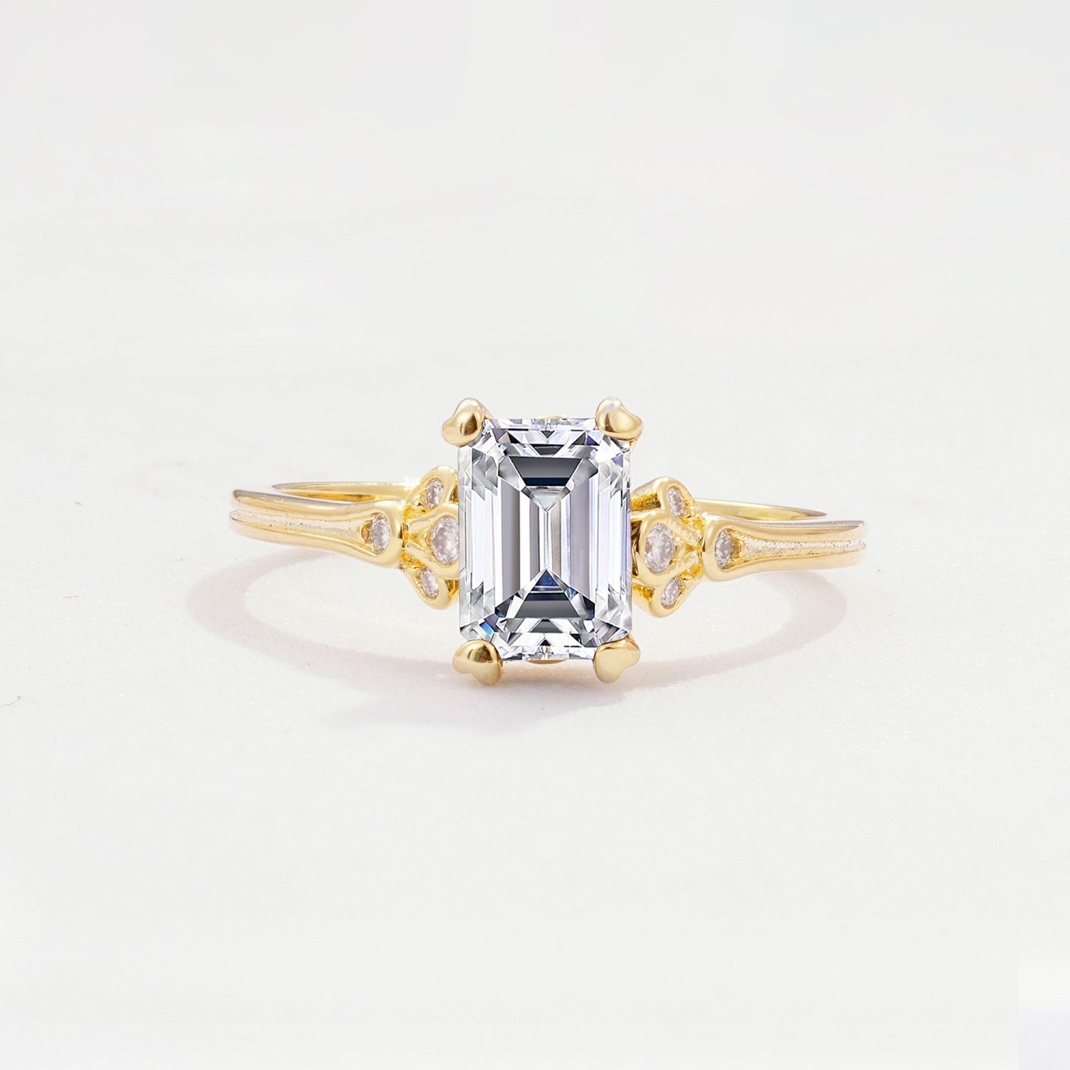 ML07055 Lab Diamond Ring - Yellow-Gold