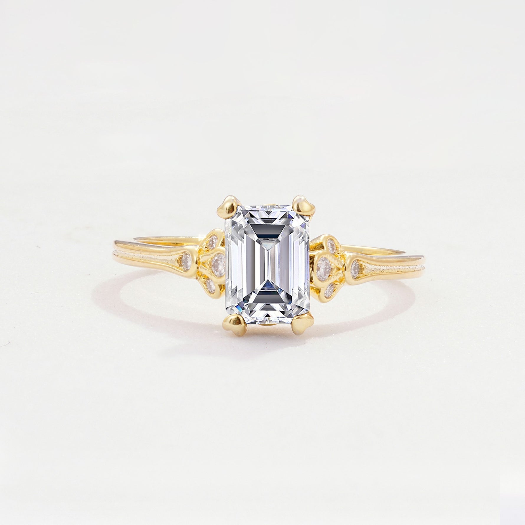 ML07055 Lab Diamond Ring - Yellow-Gold