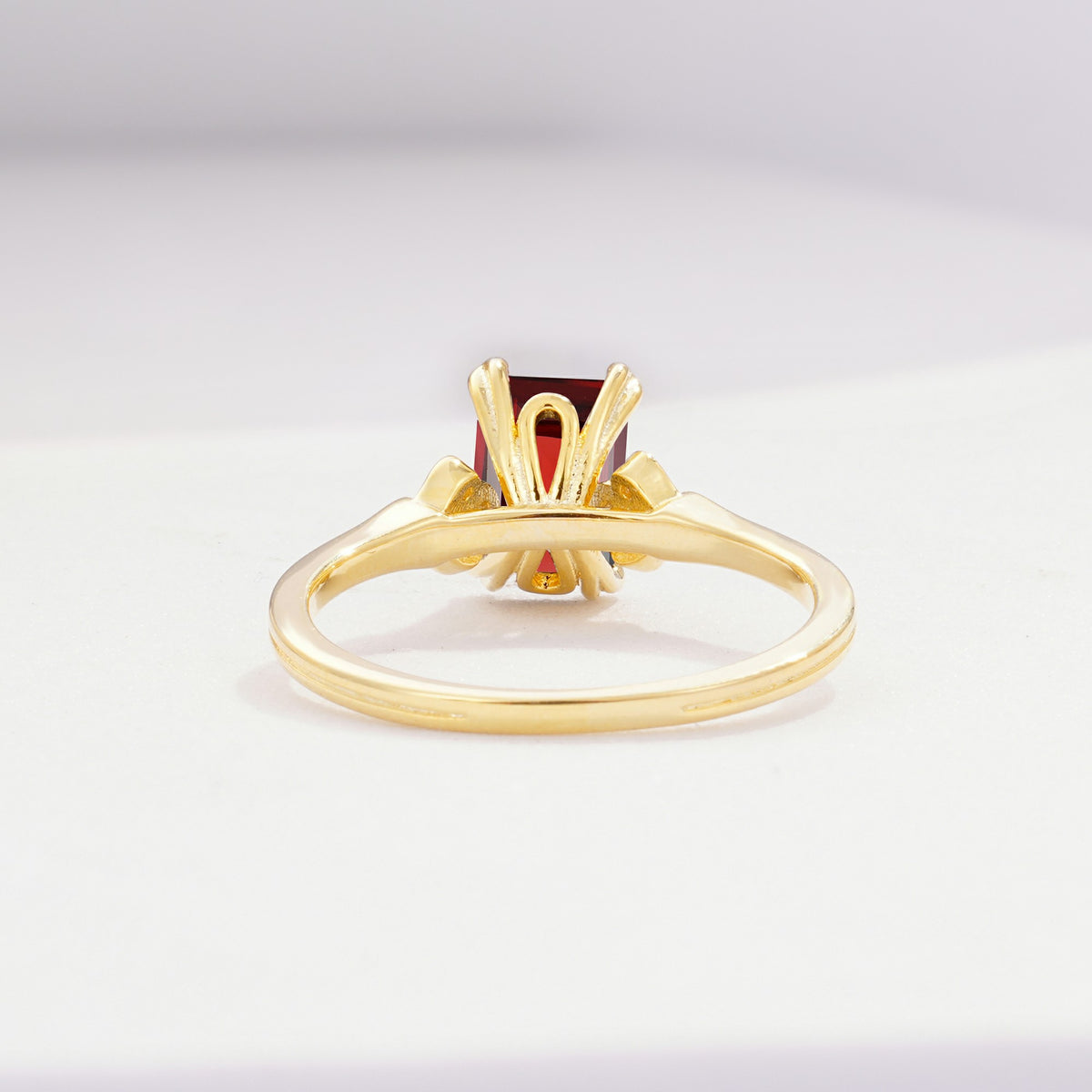 ML07055 Garnet Ring - Additional view