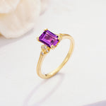 ML07055 Amethyst Ring - Additional view
