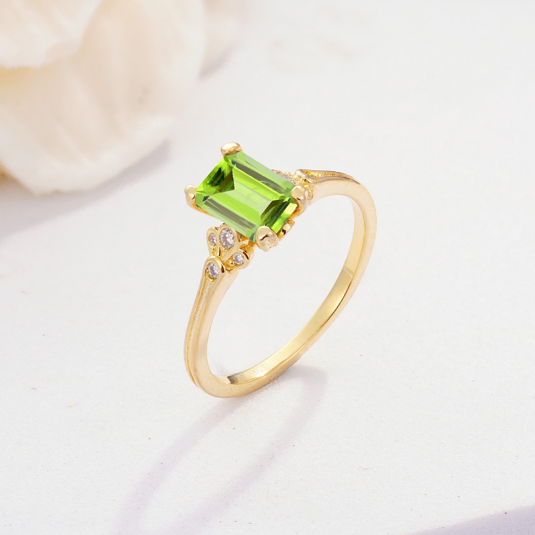 ML07055 Peridot Ring - Additional view