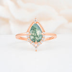 ML07057 Moss Agate Ring - Additional view
