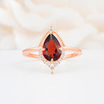 ML07057 Garnet Ring - Additional view