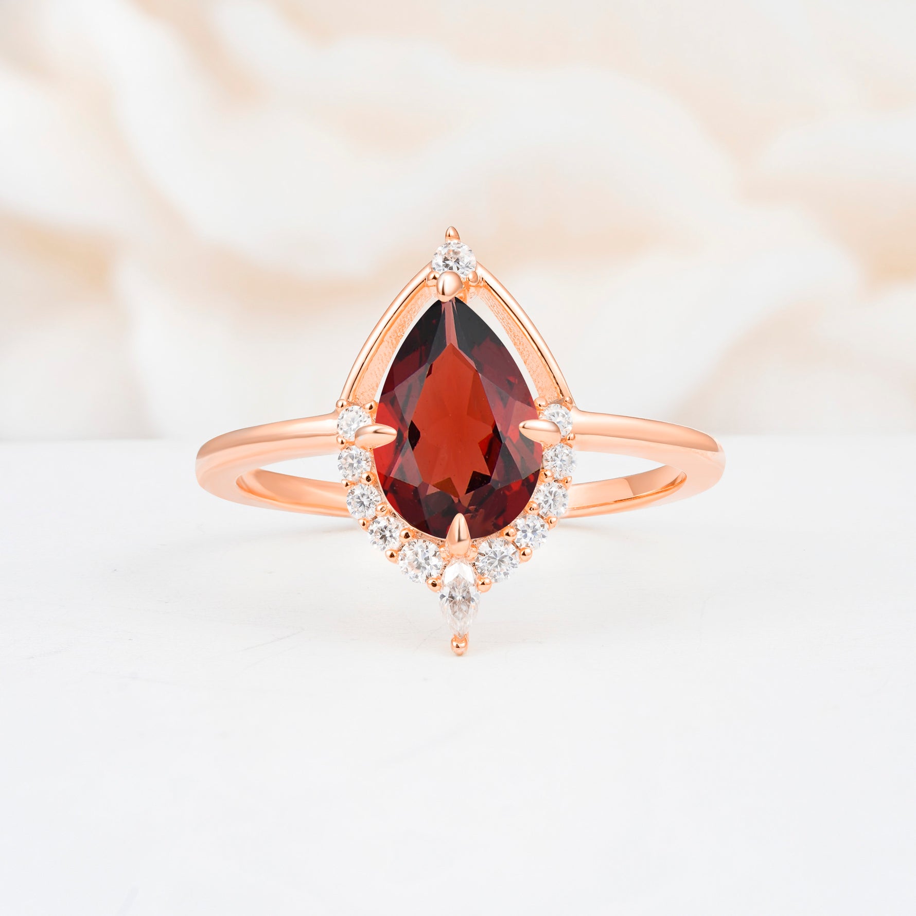 ML07057 Garnet Ring - Additional view