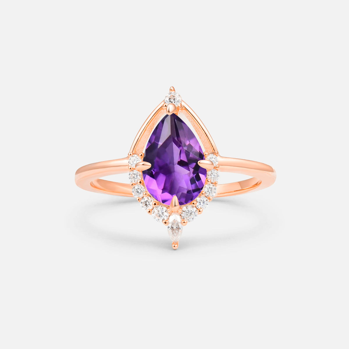 ML07057 Amethyst Ring - Additional view