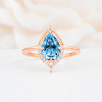 ML07057 Aquamarine Ring - Additional view