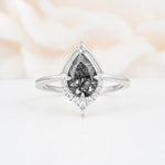 ML07057 Black Rutilated Quartz Ring - Additional view