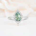 ML07057 Moss Agate Ring - Additional view