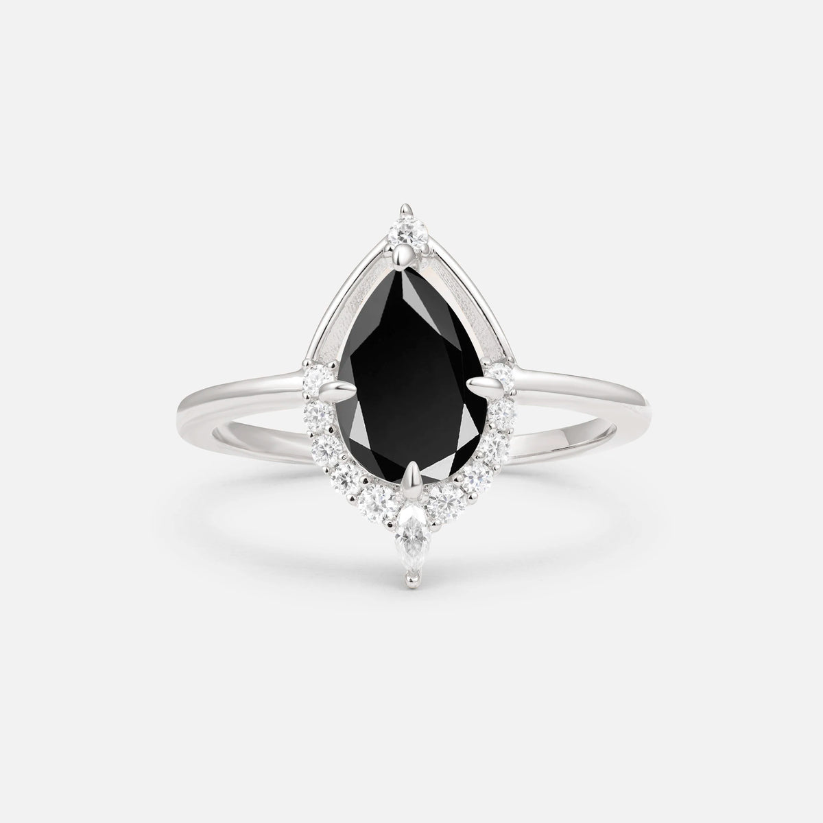 ML07057 Black Onyx Ring - Additional view