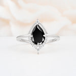 ML07057 Black Onyx Ring - Additional view