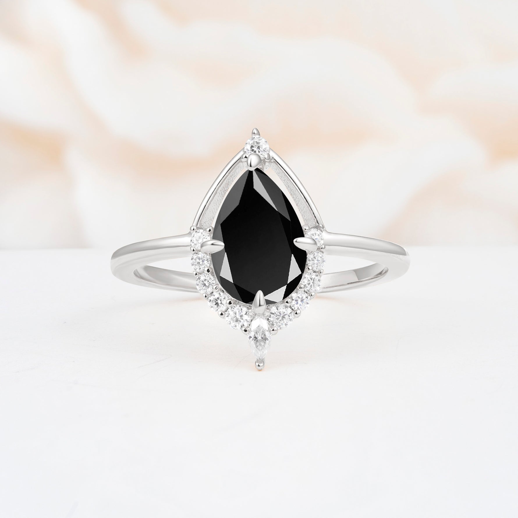 ML07057 Black Onyx Ring - Additional view
