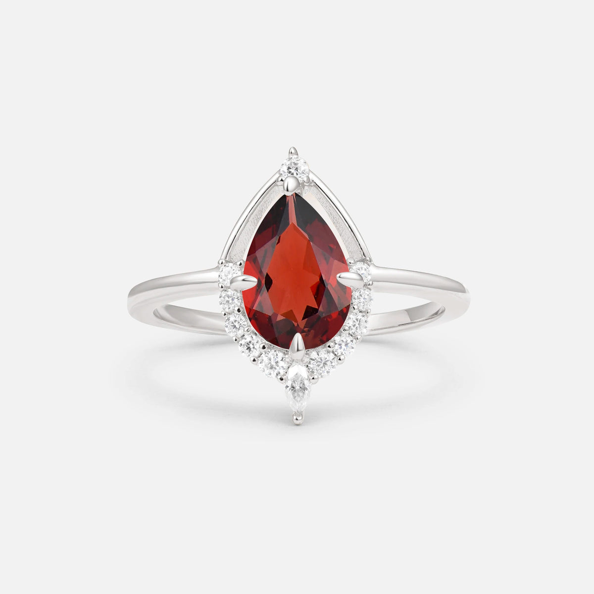 ML07057 Garnet Ring - Additional view
