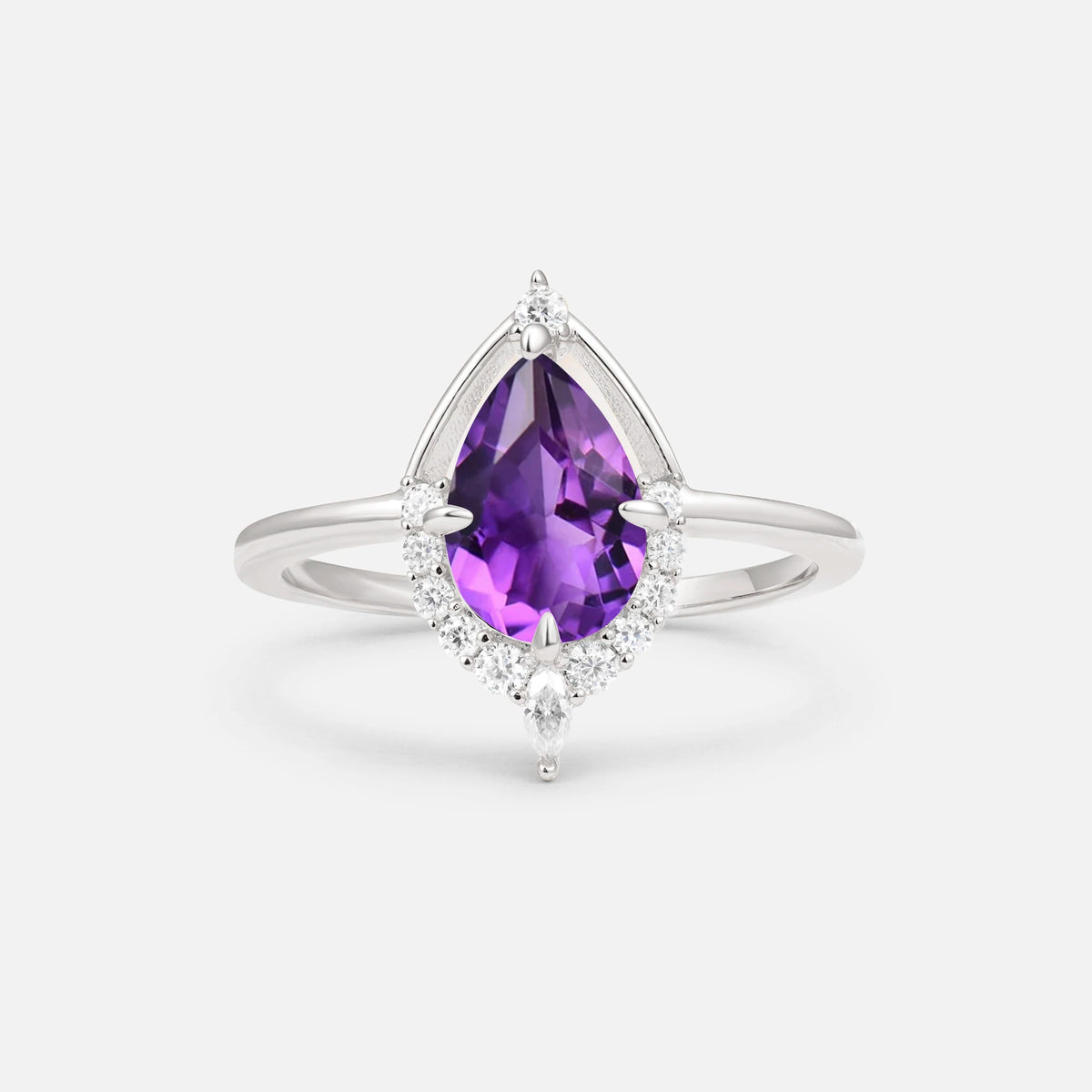 ML07057 Amethyst Ring - Additional view