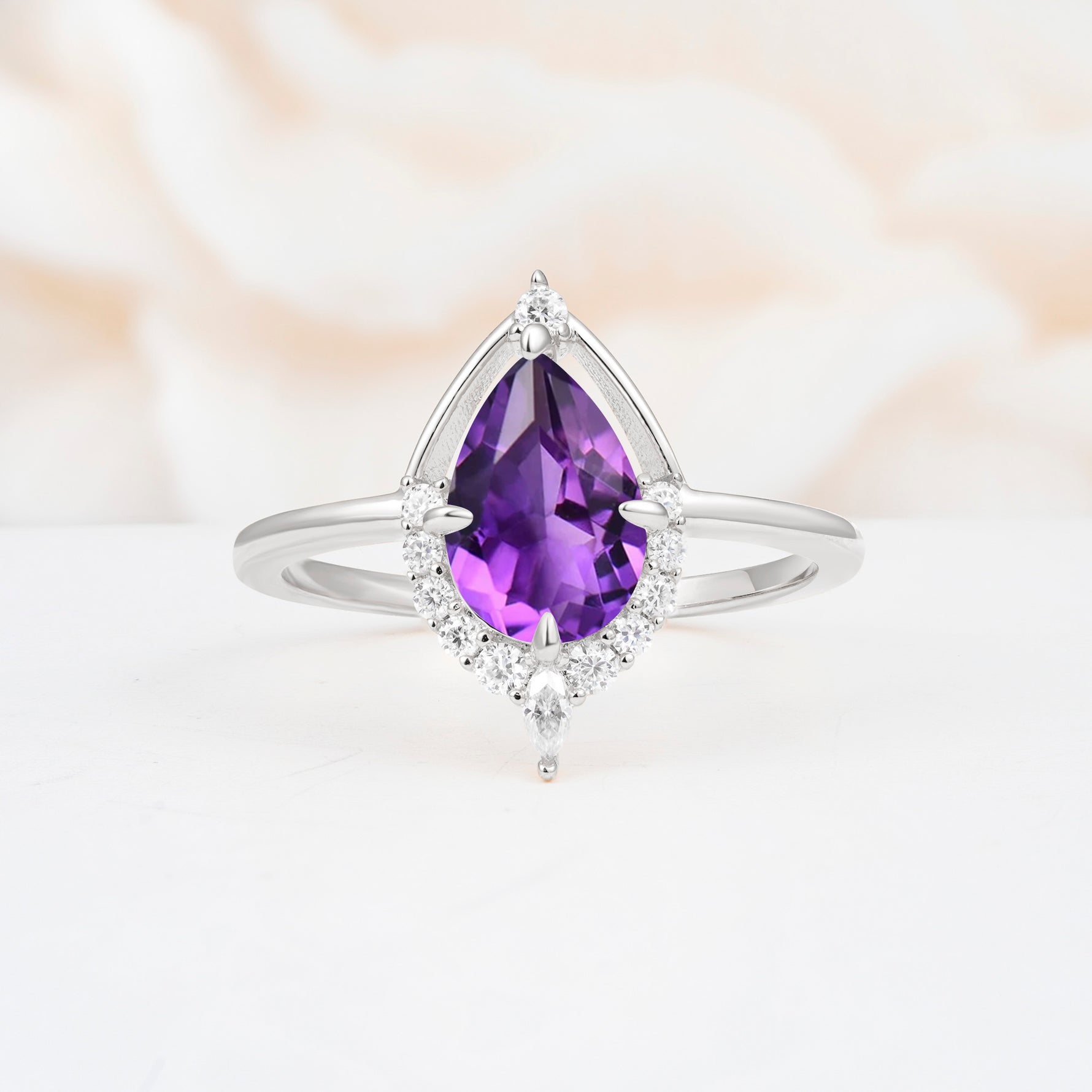 ML07057 Amethyst Ring - Additional view