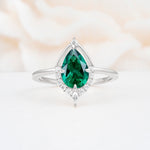 ML07057 Emerald Ring - Additional view
