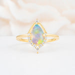 ML07057 Fire Opal Ring - Additional view