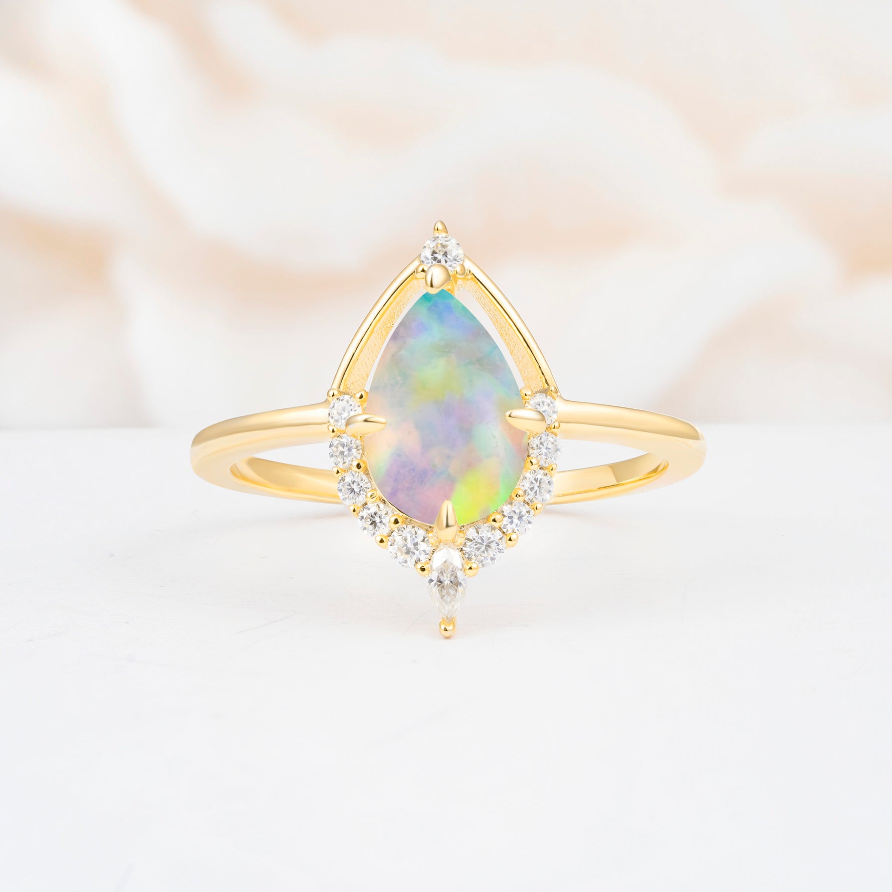 ML07057 Fire Opal Ring - Additional view