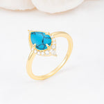 ML07057 Turquoise Ring - Additional view