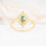 ML07057 Moss Agate Ring - Additional view