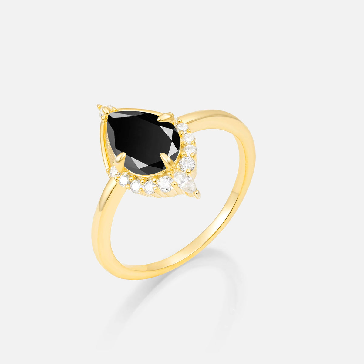 ML07057 Black Onyx Ring - Additional view