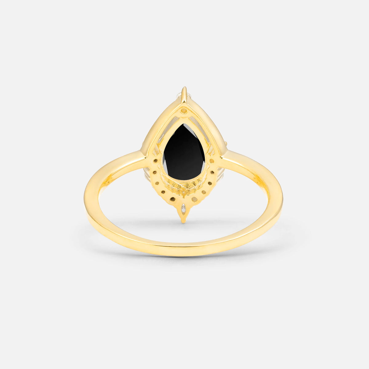 ML07057 Black Onyx Ring - Additional view