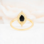 ML07057 Black Onyx Ring - Additional view