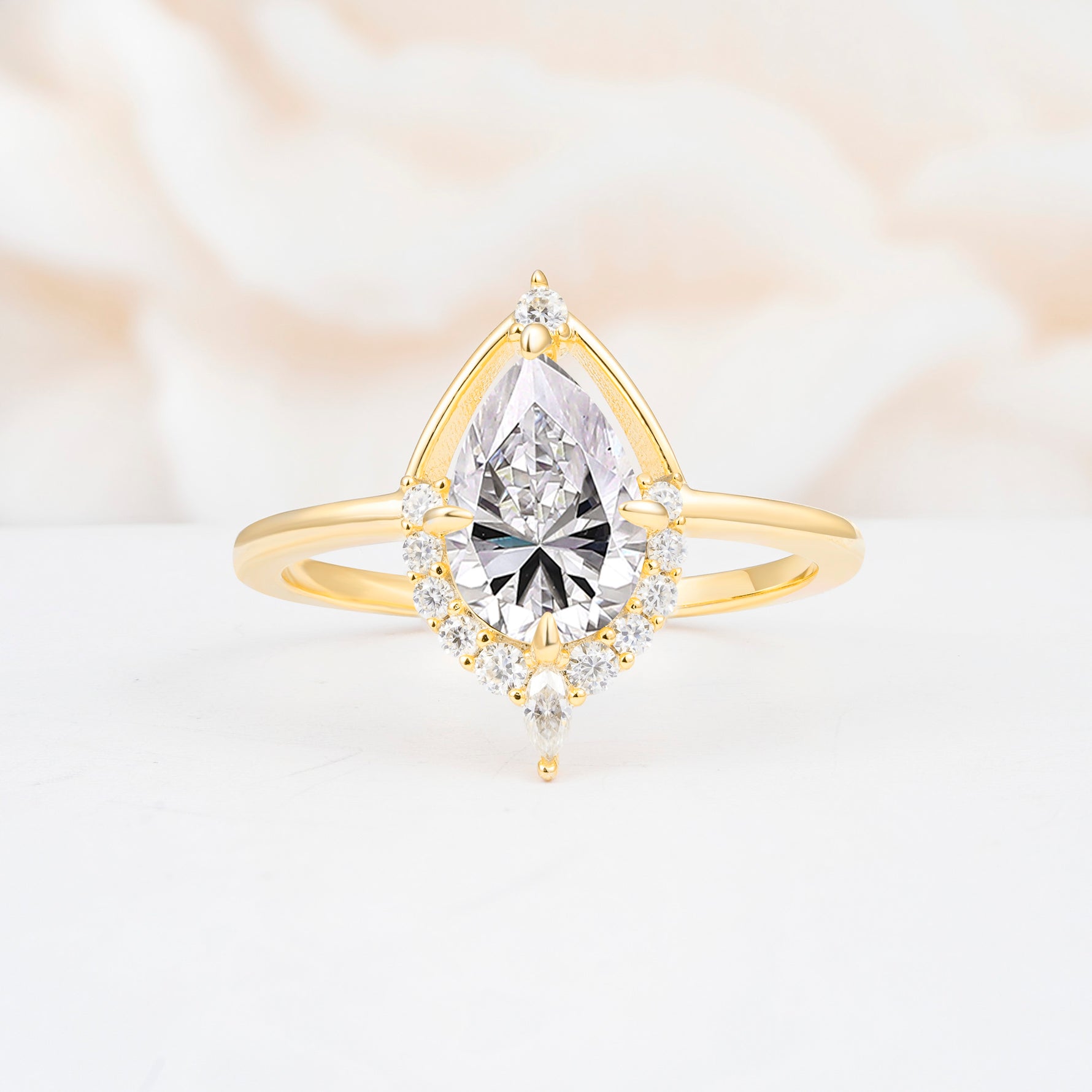 ML07057 Lab Diamond Ring - Yellow-Gold