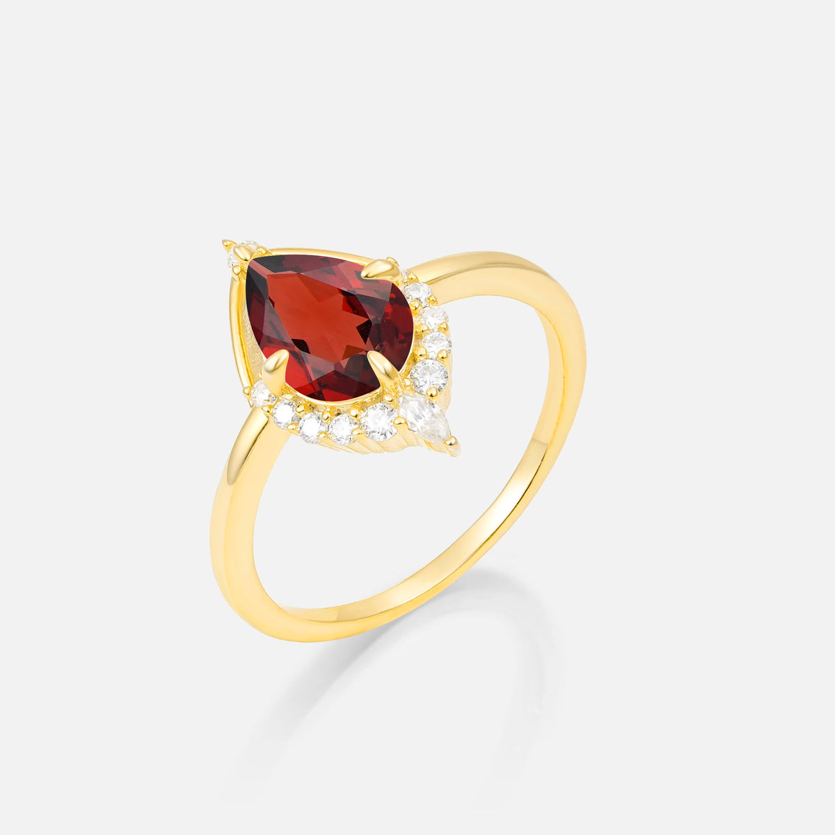ML07057 Garnet Ring - Additional view