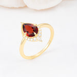 ML07057 Garnet Ring - Additional view