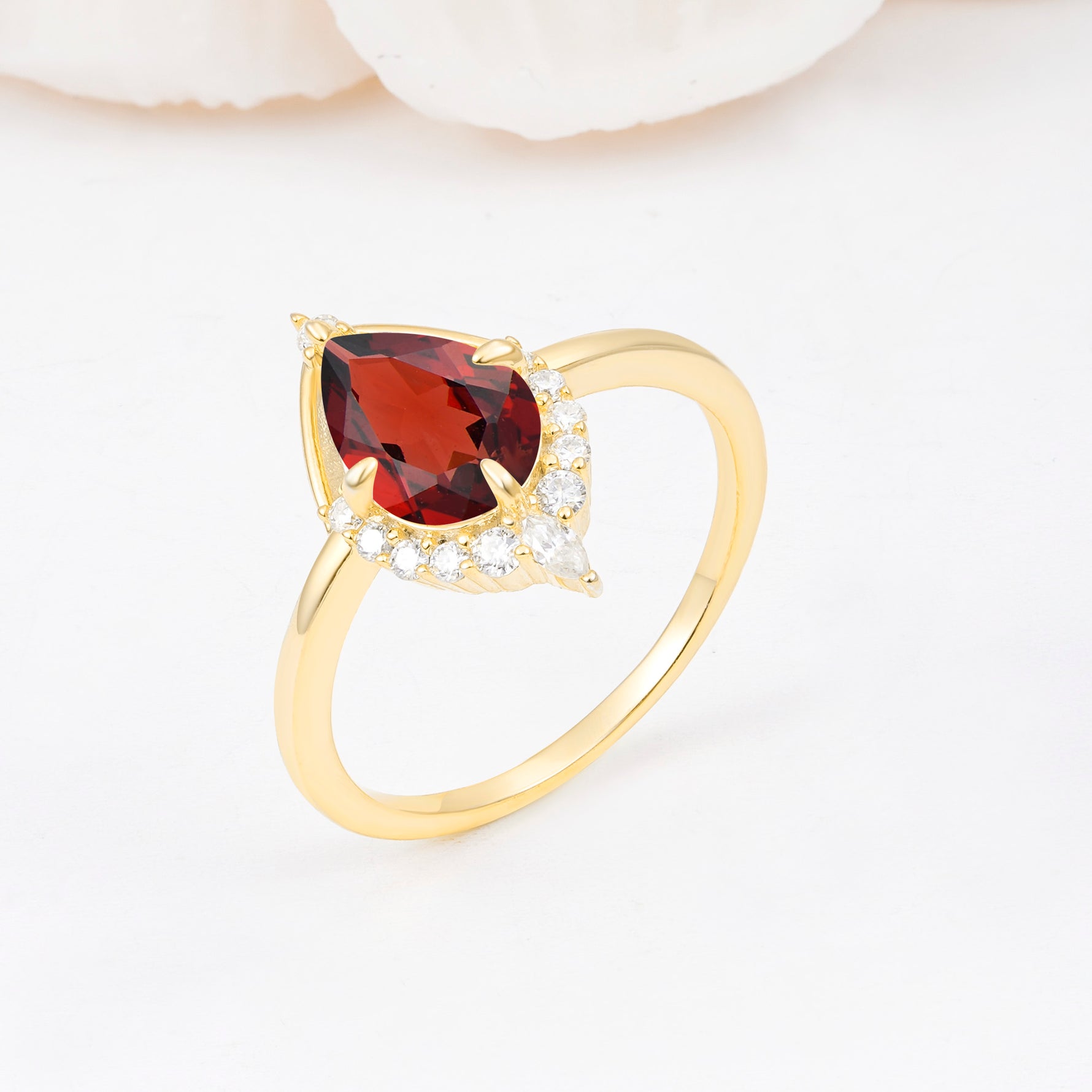 ML07057 Garnet Ring - Additional view