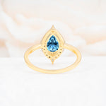 ML07057 Aquamarine Ring - Additional view