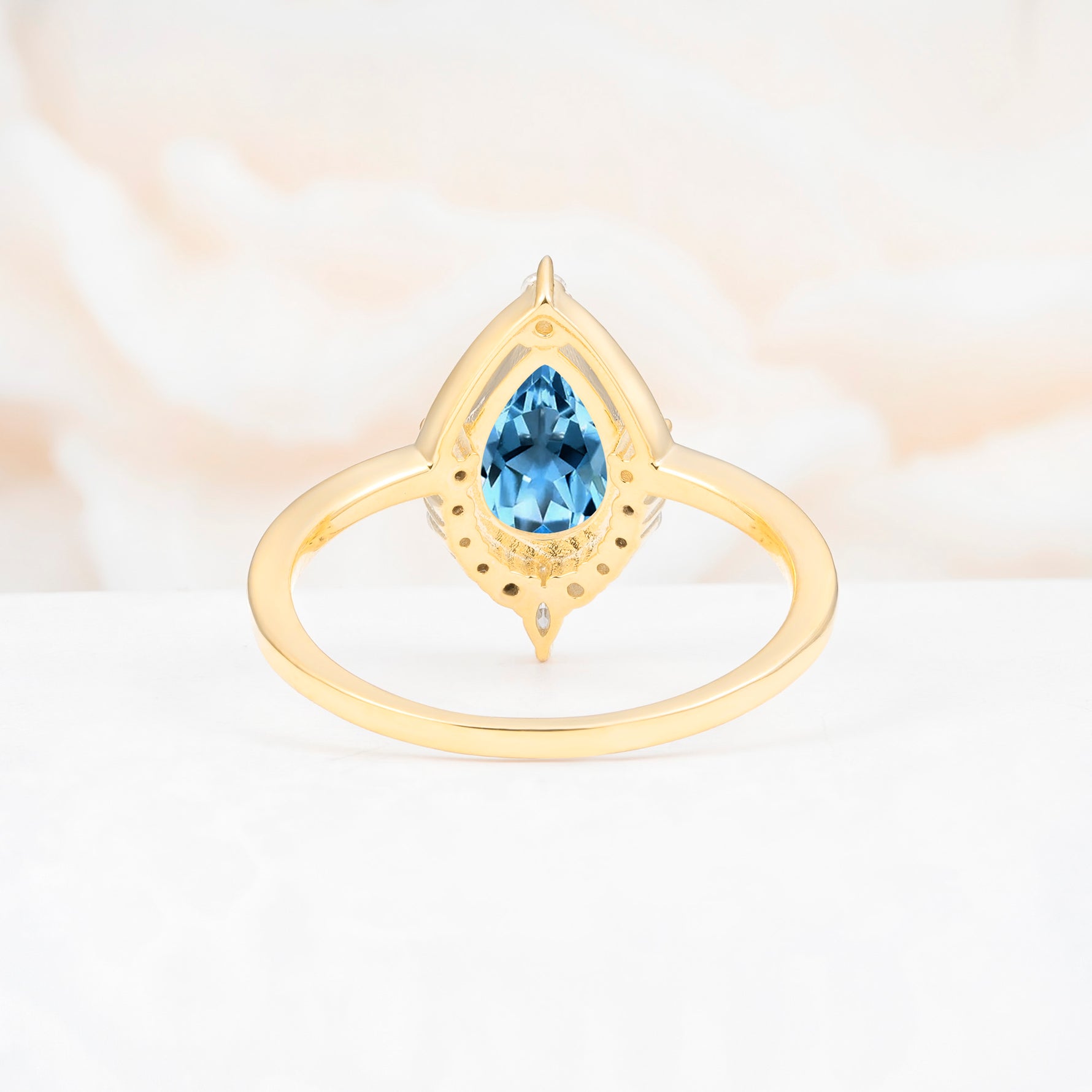 ML07057 Aquamarine Ring - Additional view