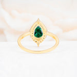 ML07057 Emerald Ring - Additional view
