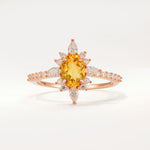 ML07058 Citrine Ring - Additional view