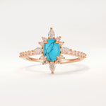 ML07058 Turquoise Ring - Additional view