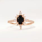 ML07058 Black Onyx Ring - Additional view