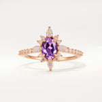 ML07058 Amethyst Ring - Additional view