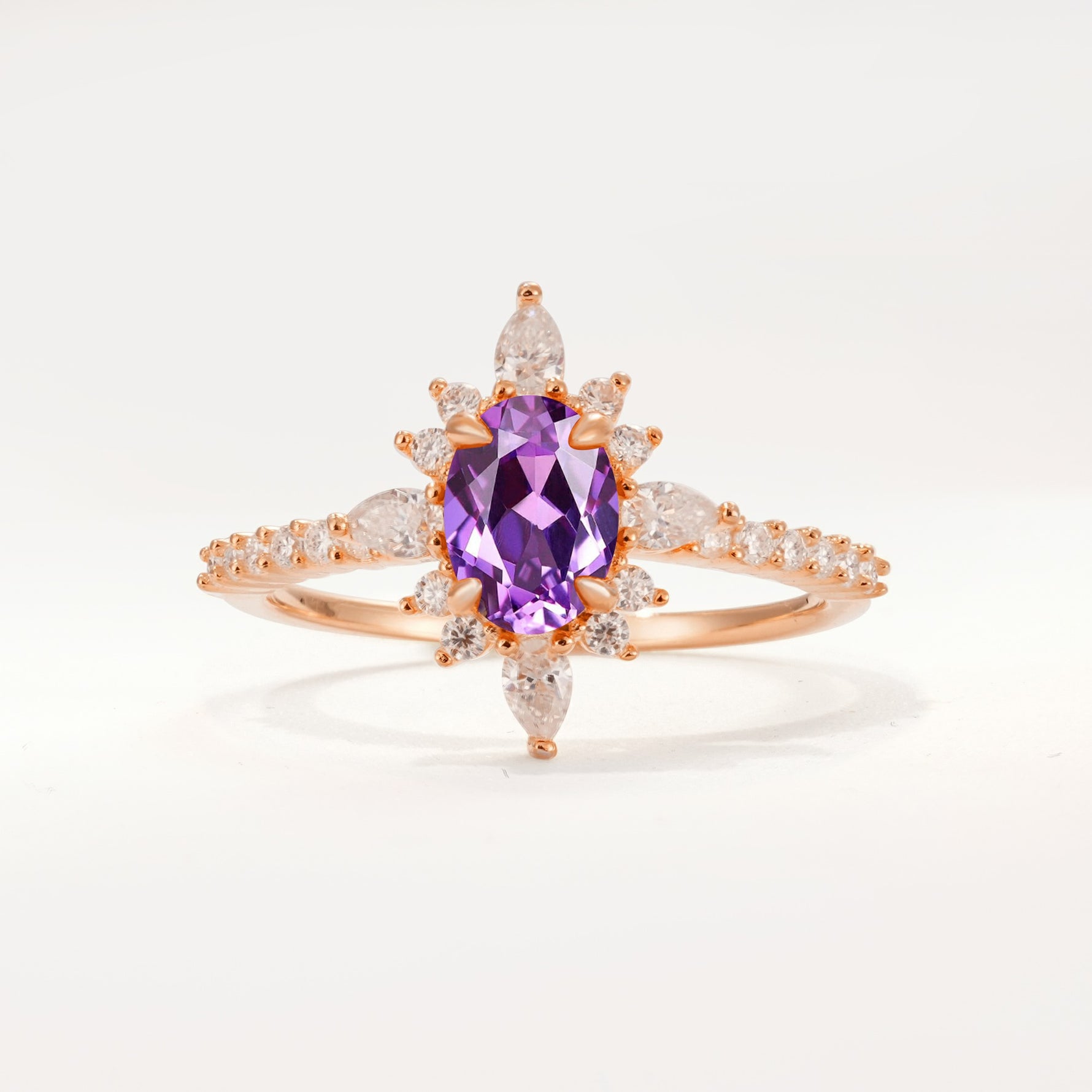 ML07058 Amethyst Ring - Additional view