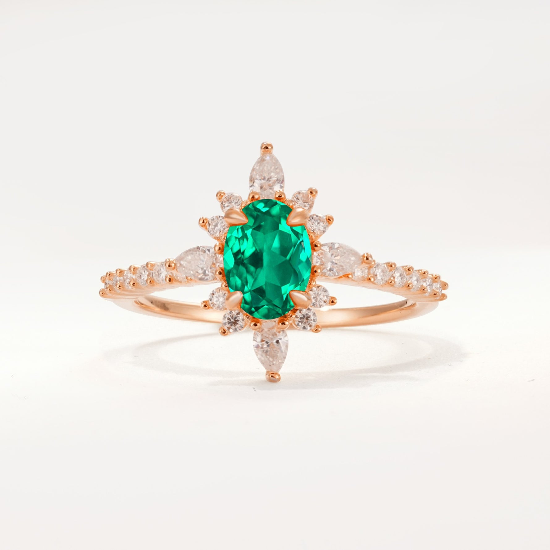 ML07058 Emerald Ring - Additional view