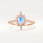 ML07058 Moonstone Ring - Additional view