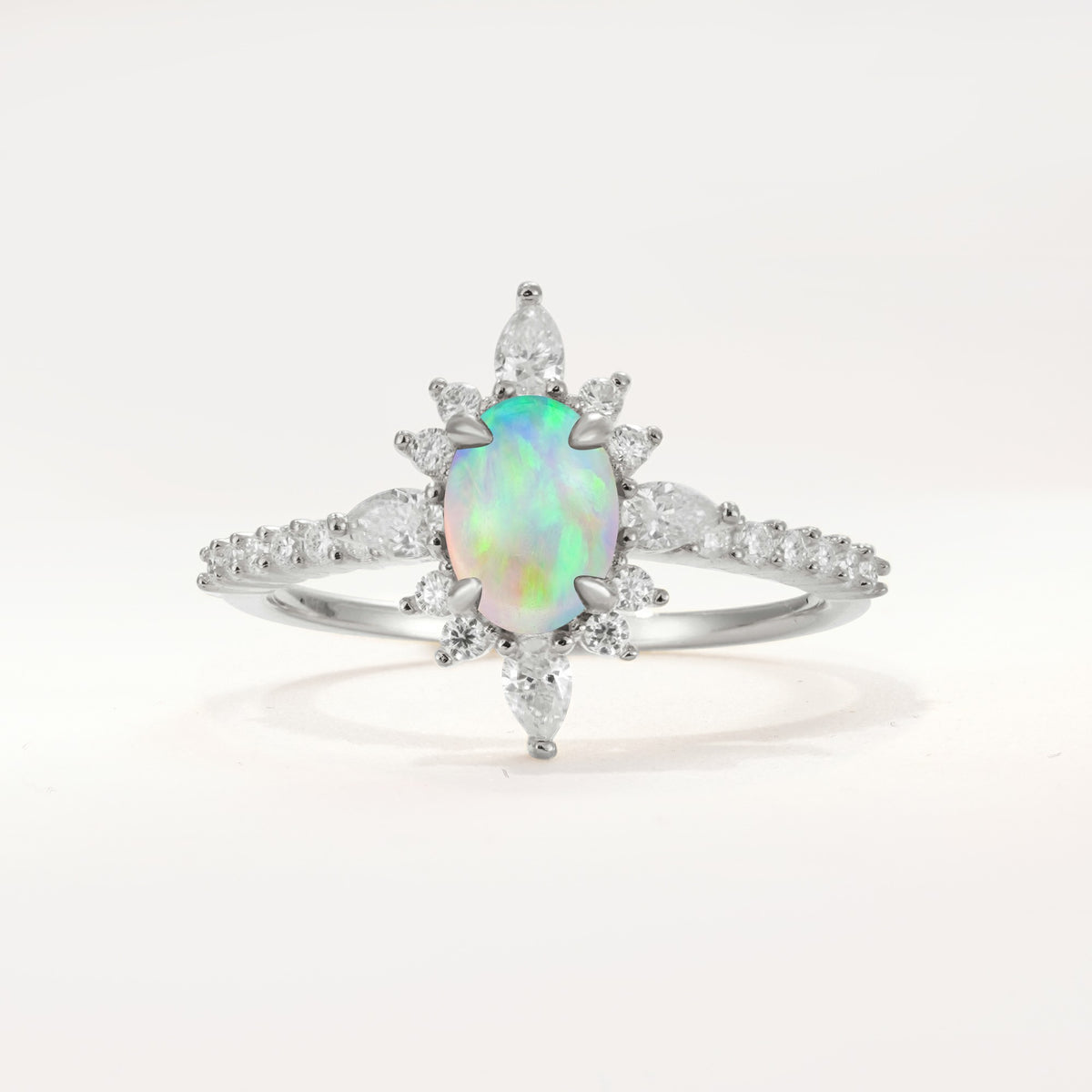 ML07058 Fire Opal Ring - Additional view