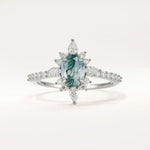 ML07058 Moss Agate Ring - Additional view