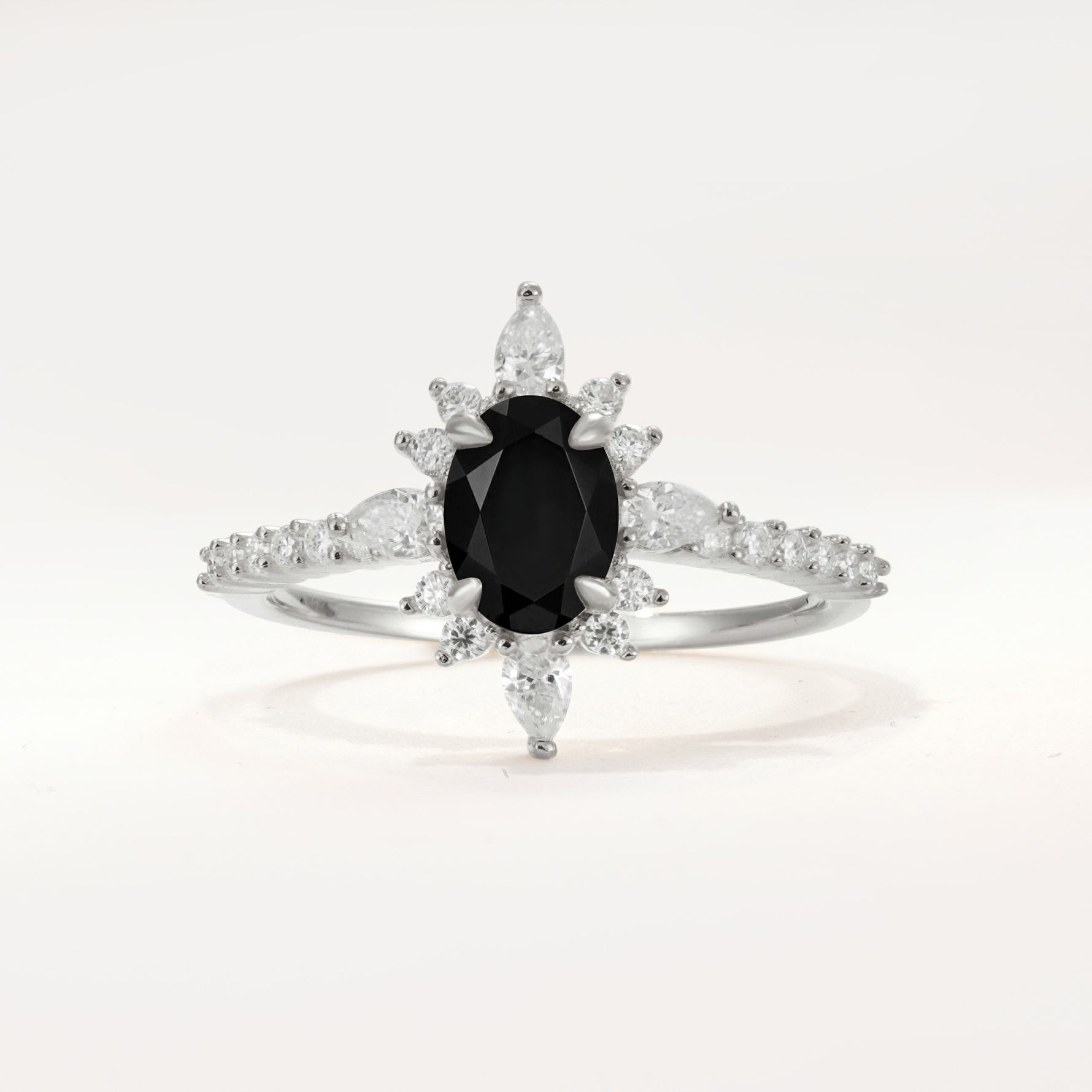 ML07058 Black Onyx Ring - Additional view