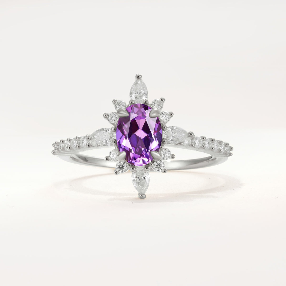 ML07058 Amethyst Ring - Additional view