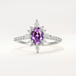 ML07058 Amethyst Ring - Additional view
